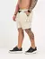 Bermuda Jogger Cargo Street Bolso Botão - Creme - Rodrigs Conceito