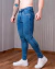 Calça Jeans Masculina Destroyed Rasgada Modelage Skinny -T400 na internet