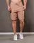 Short Linho Califórnia - Chocolate - Rodrigs Conceito