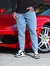Calça Slim Fit Jeans Casual Claro