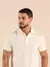 Imagem do Camisa Gola Polo Piquet Masculina - Off White