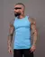 Regata Americana Canelada - Azul Bebê - comprar online