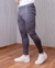 Calça Jeans Alfaiataria Masculina Italiana Skinny Cetim - Cinza Chumbo - comprar online