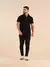 Camisa Gola Polo Piquet Masculina - Preta na internet