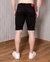 Bermuda Jeans Masculina Com Elastano - Preta - loja online
