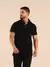 Camisa Gola Polo Piquet Masculina - Preta - loja online