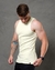 CAMISETA MASCULINA REGATA AMERICANA CANELADA OFF WHITE HEAVY