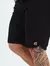 Short Sarja Acetinada Rabo de Peixe - Preto - Rodrigs Conceito