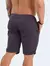 Imagem do Short Sarja Acetinada Rabo de Peixe com Elastano - Chumbo