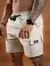 Short Jogger Cargo Casual Unissex - Creme - comprar online