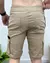 Bermuda Masculina Streetwear Chocolate Claro sarja Com Laycra - Rodrigs Conceito