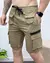 Bermuda Masculina Streetwear verde sarja Com Laycra - comprar online