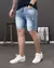 Imagem do Bermuda Slim Fit Jeans Destroyed Clara