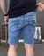 Bermuda Slim Fit Jeans Destroyed Clara