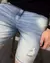 Bermuda Slim Fit Jeans Destroyed Clara - Rodrigs Conceito