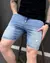 Bermuda Slim Fit Jeans Destroyed Clara - loja online