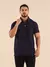 Camisa Gola Polo Piquet Masculina - Azul Marinho na internet