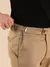 Calça Alfaiataria Ajuste Lateral Bege - comprar online
