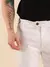 Calça Alfaiataria Ajuste Lateral Branca - comprar online