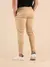 Calça Alfaiataria Ajuste Lateral Chocolate Claro