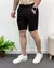 Short Linho Masculino Cós Elastico Viscose Linho Elastano - Preto - Rodrigs Conceito