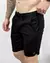 Imagem do Short Linho Masculino Cós Elastico Viscose Linho Elastano - Preto