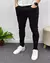 Calça Masculina sarja preta Basica Modelage Skinny Com Elastano