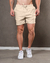 Short Linho Masculino Cós Elastico Viscose Linho Elastano na internet
