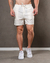 Short Linho Masculino Cós Elastico Viscose Linho Elastano na internet