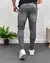 Calça Masculina Jeans Basica Skinny Marmorizada