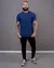 Camiseta Tricô Azul Marinho - loja online