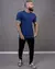Camiseta Tricô Azul Marinho na internet