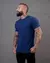 Camiseta Tricô Azul Marinho - comprar online