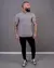 Camiseta Tricô Cinza na internet