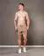 Short Linho Curto Bege - Rodrigs Conceito