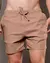 Short Linho Curto Bege