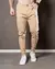 Calça Masculina Sarja Com Elastano - Bege - comprar online