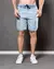 Bermuda Viés Jeans Floral - Rodrigs Conceito