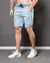 Bermuda Viés Jeans Floral - comprar online