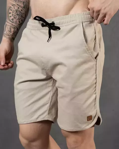 Bermuda Viés Sarja Cáqui