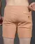 Short Masculino Cotelê Cetim Bege
