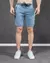 Bermuda Viés Jeans Marmorizado - comprar online