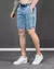 Bermuda Viés Jeans Marmorizado - loja online