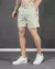 Short Masculino Moitié Cetim Bege - Rodrigs Conceito
