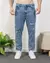 Calça Masculina Jeans Destroyed Modelage Slim - comprar online