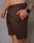 Short Masculino Sarja Comfot - Marrom na internet