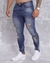 CALÇA MASCULINA JEANS SKINNY FIT VINTAGE RETURN ESCURA T400 - comprar online