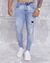 CALÇA MASCULINA JEANS SKINNY FIT VINTAGE RETURN CLARA COM PET T400