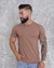 CAMISA T-SHIRT COTTON MARRON
