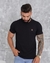 CAMISA T-SHIRT COTTON PRETA